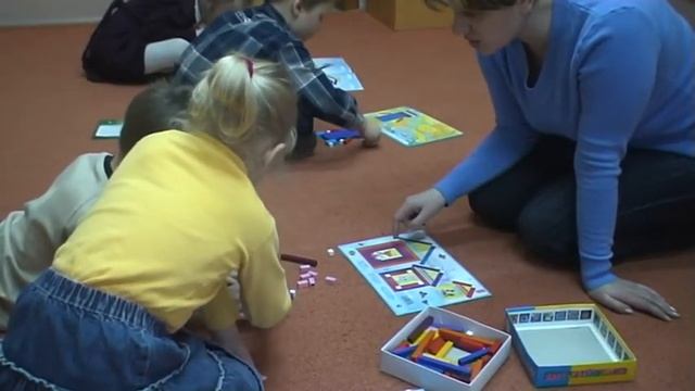 Палочки Кюизенера. Подготовка к школе. Детский центр в Бутово. смотреть онлайн