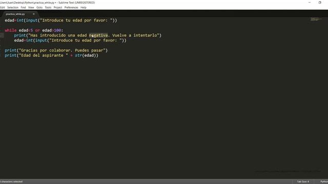 Curso de Python. Bucles IV. Bucle While. Vídeo 17 смотреть онлайн