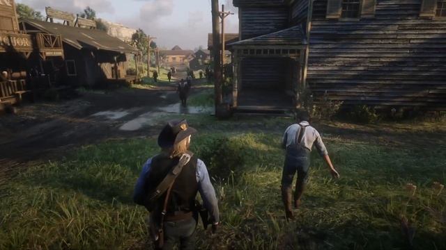 Arthur Can Meet The Drunk Man Again After Helping Him The First Time - RDR2 смотреть онлайн