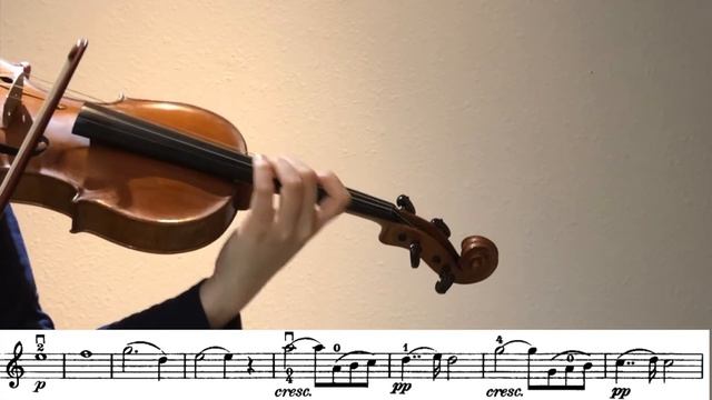 Ave Maria, Bach/ Gounod, Violin, Sheet music play along смотреть онлайн