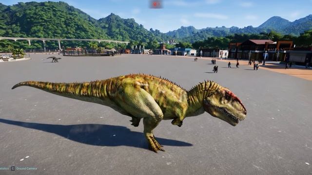 Carcharodontosaurus, Giganotosaurus, Spinosaurus & Indoraptor Breakout! Jurassic World Evolution
