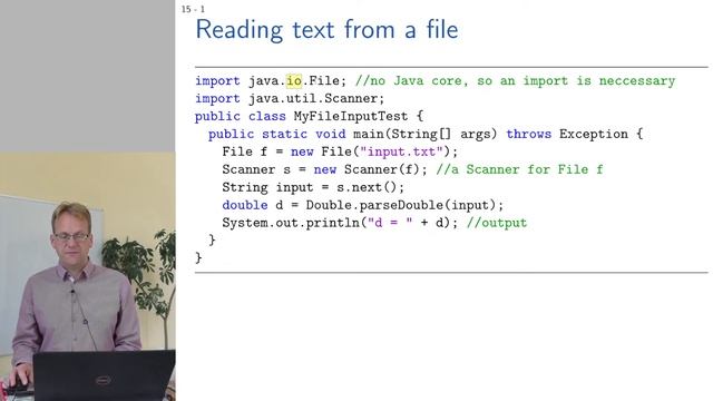 Java Tutorial - Chapter 15: Working with files смотреть онлайн