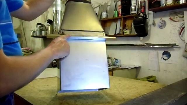 Переход с прямоугольного сечения на круглое. смотреть онлайн