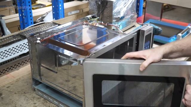 MICROWAVE MWM3414 - REPLACING DOOR - GGM GASTRO смотреть онлайн