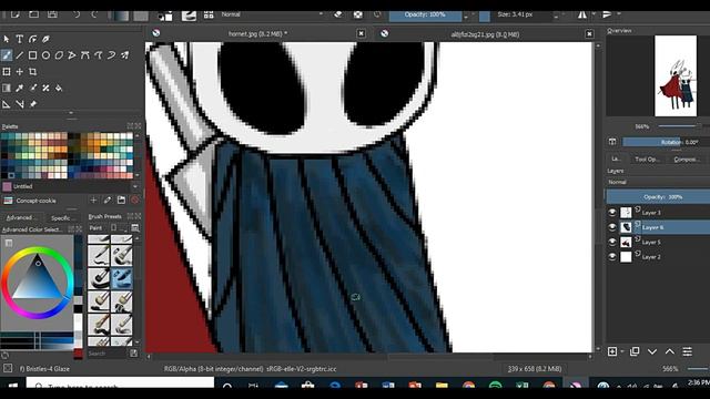 Hornet~ Hollow Knight speed paint смотреть онлайн