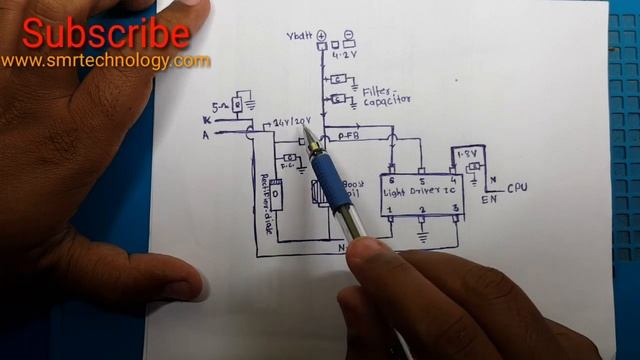 Circuit Diagram Display Light Section In All Mobile Phone S.M.R. TECHNOLOGY смотреть онлайн