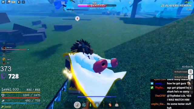 GPO BATTLE ROYALE GURA GAMEPLAY смотреть онлайн