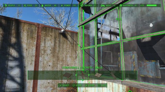 Fallout 4 Settlement gatehouse using elevators and powered doors смотреть онлайн