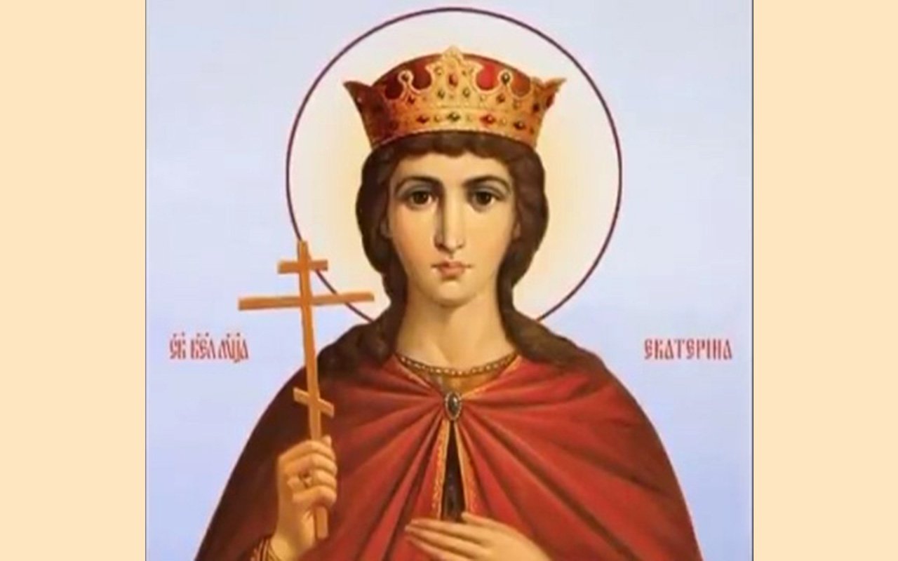 +Акафист Великомученице Екатерине, монастырское знаменное пение. смотреть онлайн