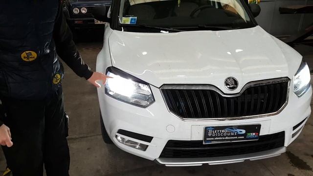Presentazione conversione Lampade su Skoda Yeti 2015 смотреть онлайн