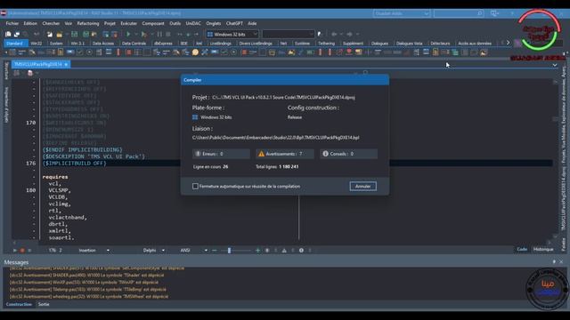 How Install TMS VCL PACK in Delphi 11.3 смотреть онлайн