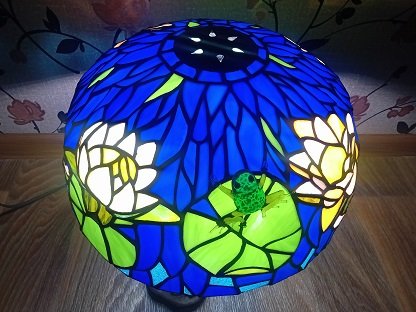 витражная лампа Тиффани своими руками смотреть онлайн