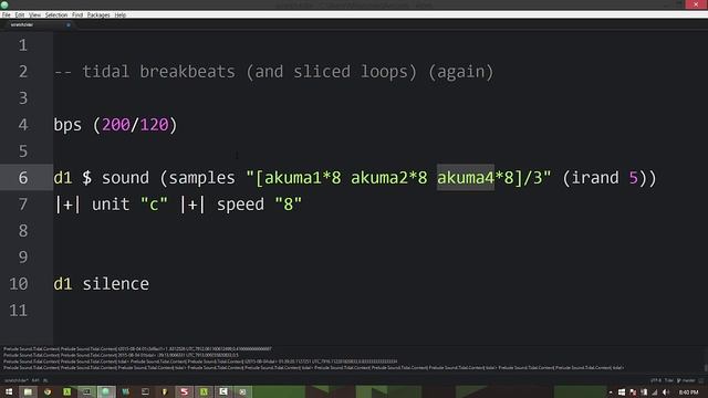Tidal Tutorial #8: Breakbeats in Tidal (2015 edition) смотреть онлайн