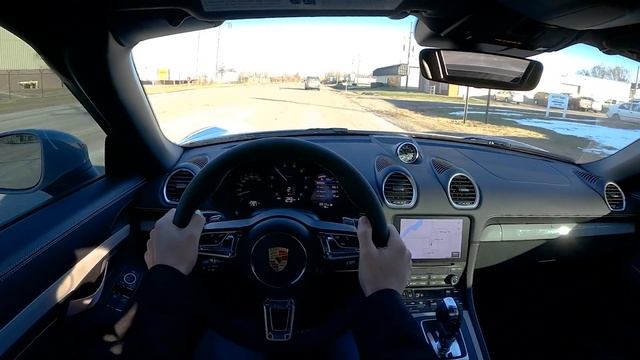 2022 Porsche 718 Spyder - POV Test Drive (Binaural Audio) смотреть онлайн