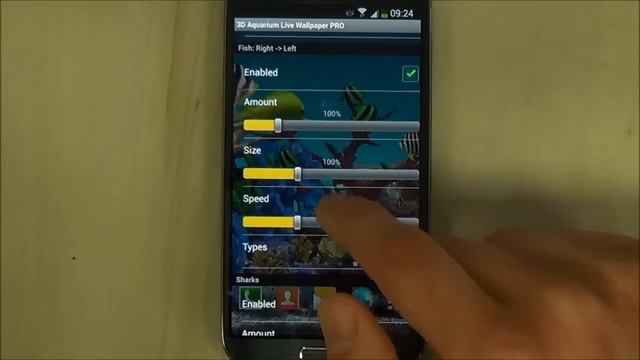 3D Aquarium Live Wallpaper For Android смотреть онлайн