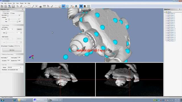 Acctek 3D scanner guide video/how to use 3d scanner/sample video show by 3d scanner смотреть онлайн