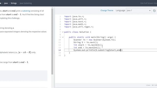 15. Java Substring | Java | HackerRank Solutions смотреть онлайн