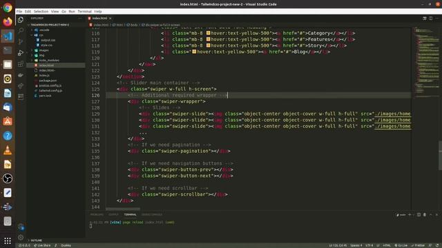 How to use Swiper js slider in tailwind CSS Project || 2021 смотреть онлайн