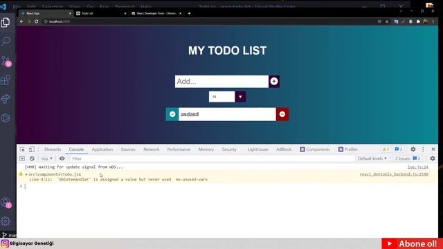 React ile Todo List Yapımı | React Örnekleri смотреть онлайн