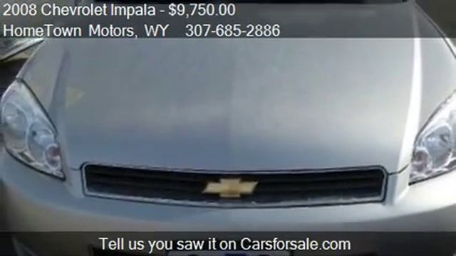 2008 Chevrolet Impala LT - for sale in Gillette, WY 82716 смотреть онлайн