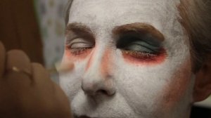 Шляпник из Алисы в Стране чудес макияж креативный грим