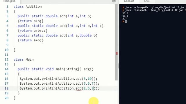 Overloading in Java смотреть онлайн
