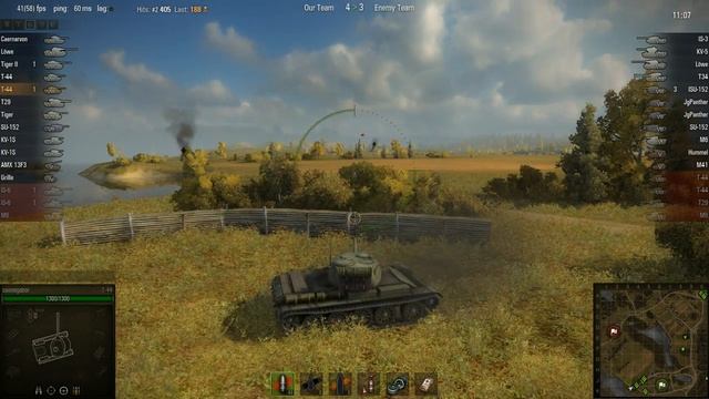 WOT: Malinovka - T-44 - 2 frags смотреть онлайн