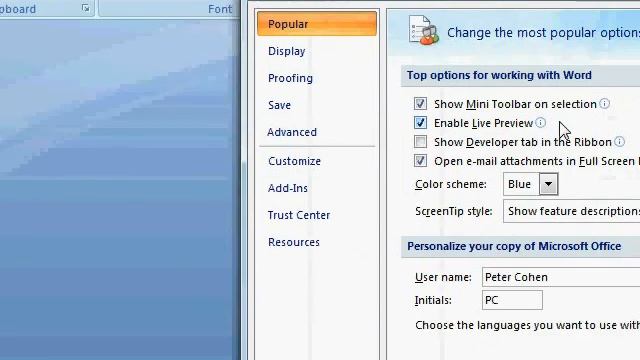 Templates in Word 2007 смотреть онлайн