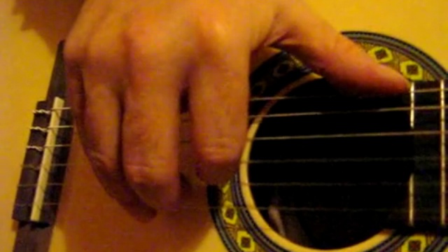 Упражнение для тренировки метода перебора струн