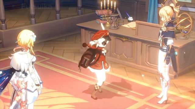 КЛИ  танцует в МОНДШТАТЕ под Astronomia 2K19 / Genshin Impact