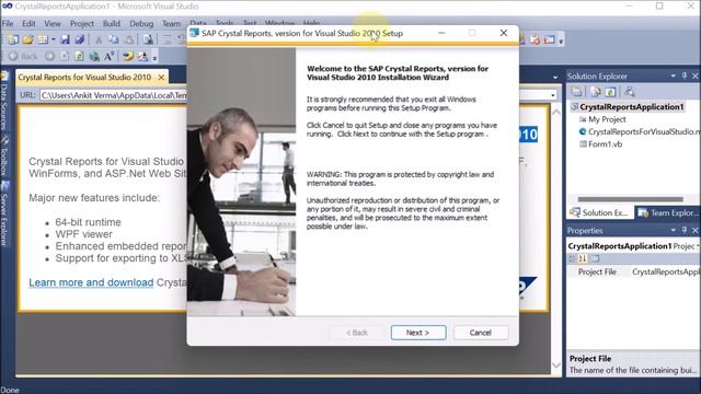 Crystal Report Download | For Visual Studio 2010 | Installation Steps | Free Full Version | .Net ID смотреть онлайн