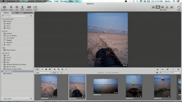 How to Fix an Aperture Image Offline : Apple Aperture