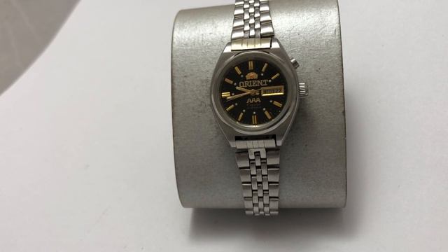 Мужские наручные Часы Orient AAA crystal 21 jewels черные смотреть онлайн