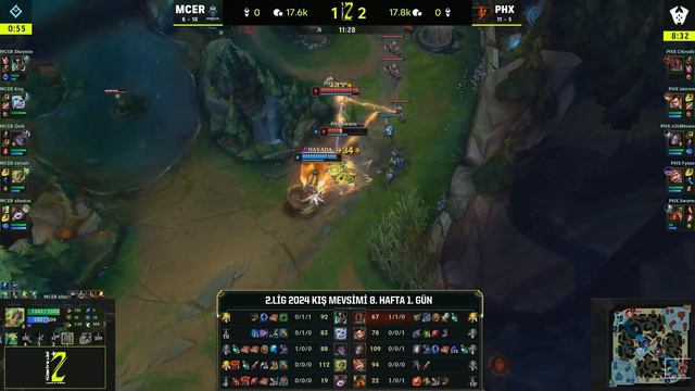 Mübeccel Espor vs Phoenix Esports | 2. Lig | 2024 Kış Mevsimi | 8. Hafta 1. Gün смотреть онлайн