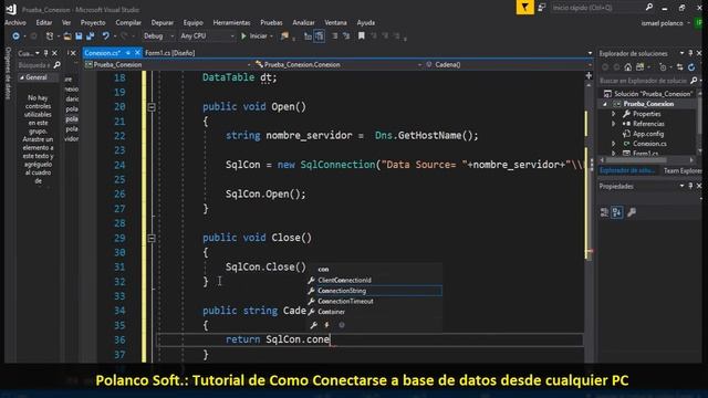 Como conectar tu proyecto a la Base de Datos desde cualquier PC [visual c# & Sql Server] смотреть онлайн