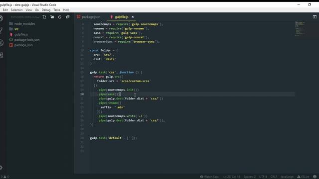 GulpJS - 30 Dakikada Temel Eğitimi смотреть онлайн