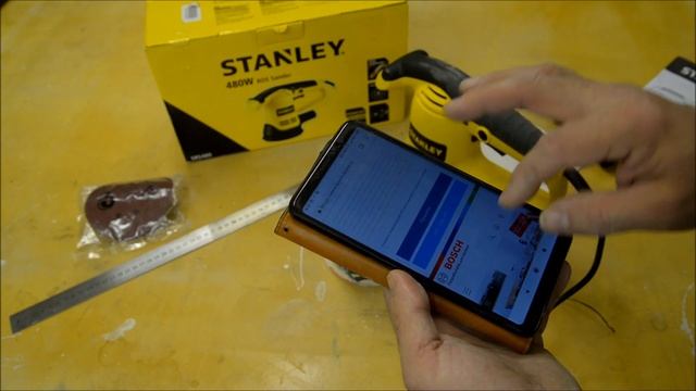 Орбитальная эксцентриковая шлифмашина STANLEY SRS480 смотреть онлайн