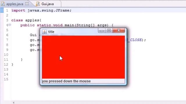 Beginner Java Programming Tutorial-76-Mouse Motion Listener Interface (Tutorial World) смотреть онлайн