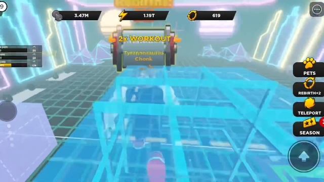 120 billion instant energy glitch Baby NOOB strongest noob 621 rebirths strongman simulator Roblox смотреть онлайн