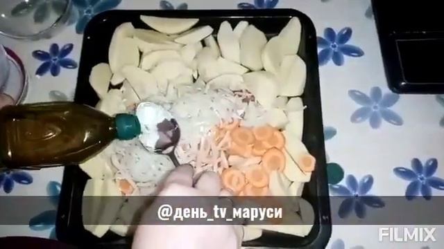 Деревенская картошечка с овощами смотреть онлайн
