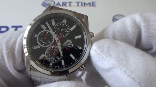 Видео обзор наручных часов с хронографом Orient FKU00002B0 смотреть онлайн