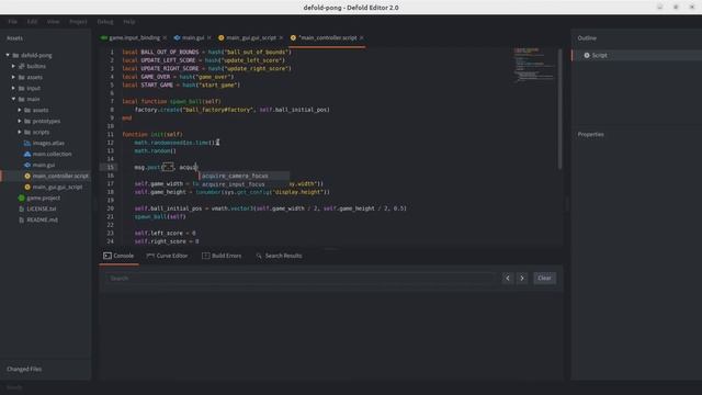 10. Build a Pong game with Defold - Game over смотреть онлайн
