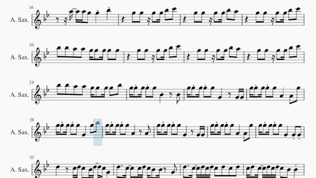 Alto Sax Sheet Music: How To Play Papaoutai By Stromae