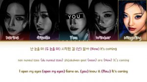[KARAOKE]aespa "Drama" (5 Members) Lyrics|You As A Member