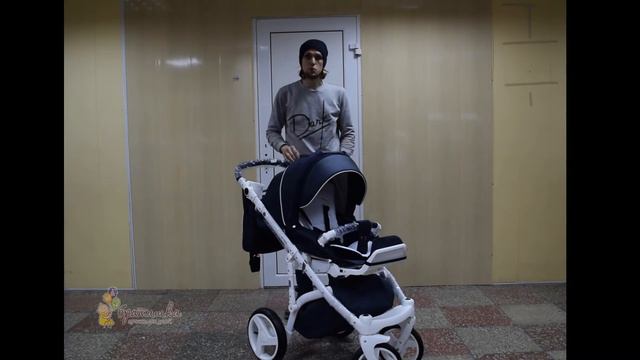 Adamex Massimo обзор универсальной коляски Адамекс Массимо 2 в 1 - BRATISHKA.UA смотреть онлайн