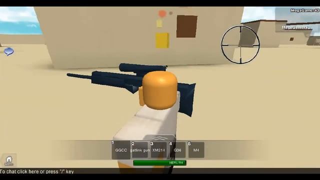 Desert Gun Game Roblox-touring around my place смотреть онлайн