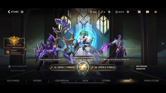 LoL WildRift | Making Bad Financial Choices For Prestige Crystal Rose Gwen 💔 смотреть онлайн