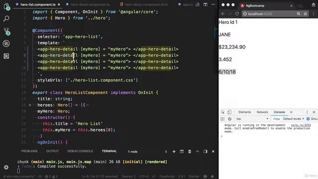 Learning Angular 7 from scratch - Part 3-2 - Alias @Input Property смотреть онлайн