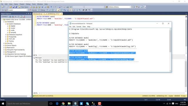 12 How to move msdb database to another drive in SQL Server смотреть онлайн