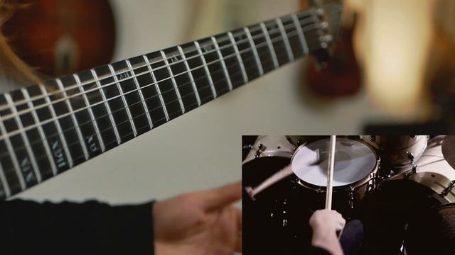 Guitar perform on Minotaur Drum solo (Mario Duplantier) смотреть онлайн